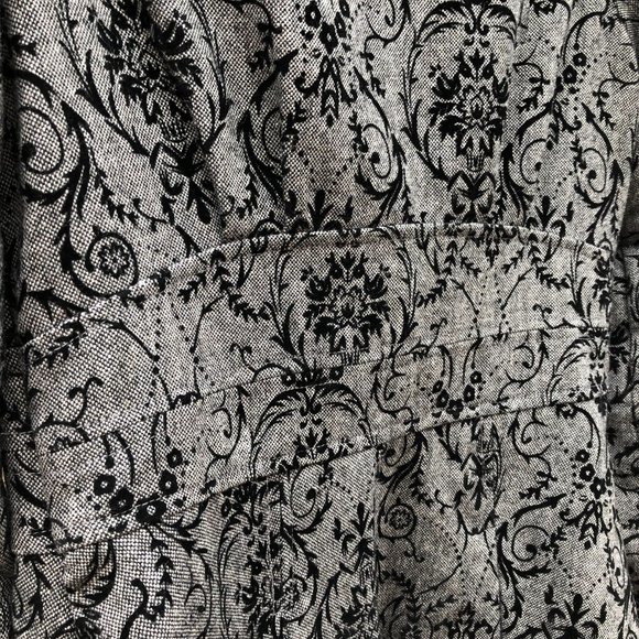 XOXO True Vintage Goth Victorian TopCoat Velvet Damask Y2K - Picture 11 of 14